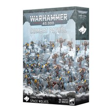 戰鎚40K Space Wolves: Combat Patrol - 戰鬥巡邏隊:太空野狼 模型組裝套件, 1個