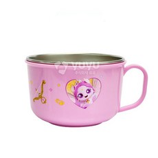 면기 오로라핑 왕자핑 1P 국그릇 티니핑5 논슬립 스텐티니핑밥그릇 티니핑국그릇 티니핑라면기, 상세페이지 참조, 1개