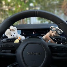 올원픽 와이퍼인형 와이퍼 장식 차량용 꾸미기, 1개, 파일럿 곰+캔디 곰