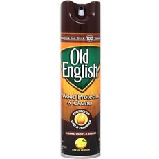 원목 오일 목재 선반 코팅제 올드 잉글리시 에어로졸 우드 프로텍터 클리너 프레시 레몬 12.5온스 캔 11개들이 팩, 원목 오일 목재 선반 코팅제 올드 잉글리시 에어로졸 우