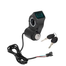 킹콩 전동킥보드 핸들장착형 볼트게이지 키박스 도난방지 열쇠, 레드, 1개