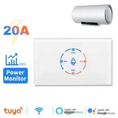 투야 와이파이 스마트 보일러 호환 전력 모니 온수기 20A 8800W 표준 타임 버튼 알 호환 홈용, 01 20A