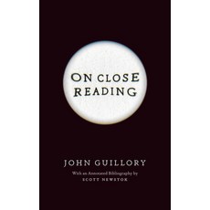(영문도서) On Close Reading Paperback, University of Chicago Press, English, 9780226837437