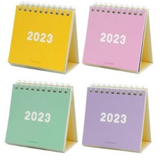 핑크풋 2023 3000 미니 탁상 캘린더 4종 세트, 혼합색상, 1세트