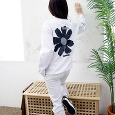 SOON2DLE 女士春季雛菊慢跑訓練套裝