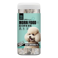 MORN FOOD 晨光鮮食凍乾 寵物零食 無添加 韓國製造, 1個, 爆蛋毛鱗魚 65g