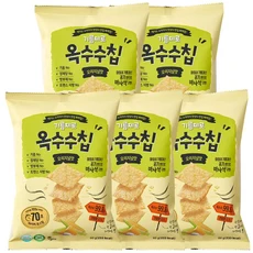 기름제로 옥수수칩 과자 60g 5개, 1개