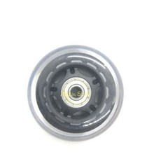 투명 스쿠터 트위스트 카트 쇼핑 카트 휠 부품 베어링 내경 x 8mm 64mm 76mm 100mm 1 개 2 4 6 8 10 개, 76mm X 8mm
