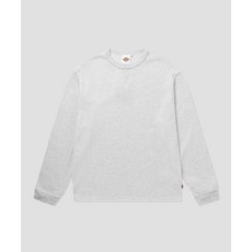 디키즈 남녀공용 긴소매 티셔츠 레귤러핏 와플 롱슬리브 White DIKU261LRTL004WM