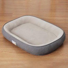 따뜻하고 편안한 수면 매트 애완동물 수면 매트 & 부드러운 고양이/강아지 침대, 1개, 회색