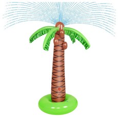 [로앤제이] kc인증 분수매트 야자수분수 베란다 수영장 물놀이 집 야자수 분수(160cm), 1개