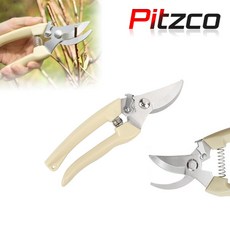피츠코 공업용 다목적 전지가위 만능가위 휴대용가위 캠핑용가위, 곡선형, 1개