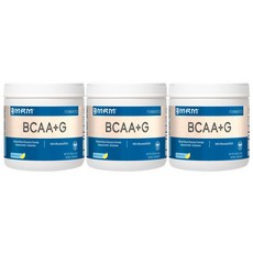 Mrm BCAA+G 檸檬水 純素 無麩質, 180g, 3個, Lemonade, 180g