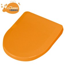 卡蘭蘇兒童馬桶蓋 幼兒園學生小孩馬桶坐便器蓋板 緩降兒童馬桶圈, 橙色-QQ蓋腳款:1個