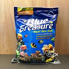Blue Treasure Reef Sea Salt 軟體鹽, 1個, 6.7kg*3包(藍箱)