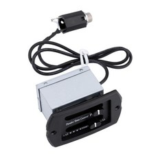 어쿠스틱 기타 패시브 톤 및 볼륨 컨트롤 EQ 이퀄라이저 프리앰프 앰프 피에조 픽업 튜너 6.35mm 플러그 포