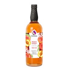 포모나 피치 복숭아시럽 1000ml, 1L, 1개
