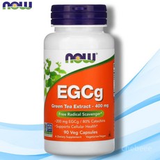 나우 EGCg 디카페인 녹차 추출물 카데킨 400mg 90캡슐