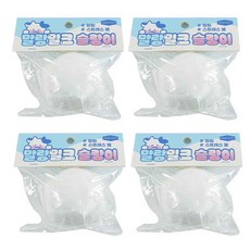 말랑 밀크 슬랑이 4개세트 특이한 재밌는 말랑이 스퀴시 슬라임 스트레스해소, 1세트