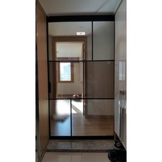 망입유리 인테리어중문 여닫이 중문 방문짝 아파트중문 슬라이딩중문 공장직영 슬림도어, 1600mm
