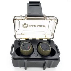 《K.T.T.》EARMOR M20 戰術電子耳塞 運動降噪耳機 防水防汗 舒適配戴, 綠色, 1套