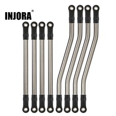 INJORA 금속 링크 플라스틱 로드 엔드 RC 자동차 크롤러 축 카프라 1.9 UTB AXI03004 세트당 8 개