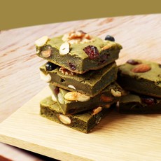 라이스클레이 쌀이랑놀자 견과류 말차찹쌀브라우니 무방부제 수제디저트, 1개