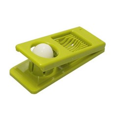 계란절단기 pc 그린 더블 6구 슬라이스 플라스틱 1EA, 색상, 1개