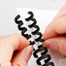 Riversell 바인더링 와이어제본링, 블랙 10mm