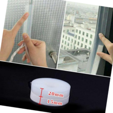 틈 이 있는 모든 문 에 부착 바람막이 테이프 밑바닥 현관문방, 35mm 투명, 1개