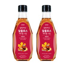 설탕대신 알룰로스 메이플 시럽 525g 2개세트