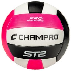 Champro ST2 실내/실외 배구 블랙 핑크 143517, Champro ST2 실내/실외 배구, 블랙, 핑크 1