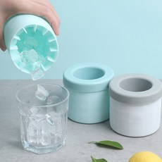 알뜰공식 실리콘 얼음 메이커 트레이, 1개, 블루