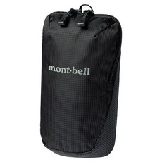 台灣黑熊 mont-bell 1133406 手機袋 L號 外掛配件包 輕巧耐磨 多隔層收納, 黑 (BK), 1個