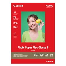 (Canon) 잉크젯전용 포토용지 PP-208 (A4/270g/1권X20매)