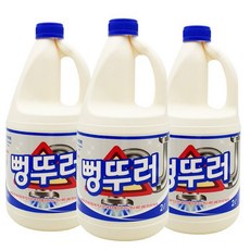 뻥뚜러 2L X 3개 펑 배관 배수관세정제 락스 샤이린