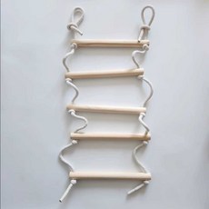 실내 키즈 사다리 클라이밍 줄타기 유치원 감각 로프, 1개, 6. 일반 8개(1.65m 헤드0.8)