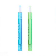 兔子小姐 可開收據 細款 鉛筆延長器, 1個, 藍/綠 隨機1支, 藍/綠 隨機1支