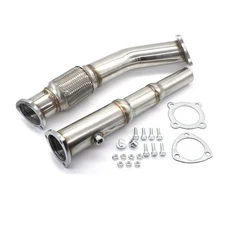 배기음튜닝 머플러 아우디 A3 폭스바겐 골프 MK4 GTI 1999-2005용 자동차 배기 매니폴드 다운파이프 - 3인치 고유량 터보 파이프, [01] 옵션1