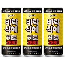 비락식혜 제로 슬림캔, 238ml, 1개
