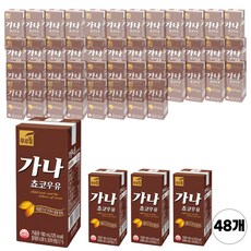 푸르밀 가나 초코우유, 190ml, 48개
