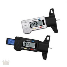 타이어 홈 깊이 측정 디지털 게이지 전자식 두께 체크 공구 차량 정비 안전용, 상세페이지 참조, 1개