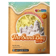촉촉이모래 모래놀이 어린이 유아 실내 촉감놀이 놀이모래, 1개, 450g, 옐로우