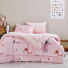 [모던하우스 인천점] 말랑찰떡 보들보들 메리래빗 극세사 차렵이불 150x200 핑크 -[CZ0225055], 상세설명참조