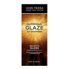 John Frieda Brilliant Brunette 야광 헤어 글레이즈 헤어 글로스는 풍부한 색상을 향상시키고 실크처럼 갈색 머리 머리카락을 위해 광택을 향상시킵니다. 손, 6.5 Fl Oz (Pack of 1), 192ml