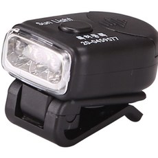 (올핀) 모자용 LED 헤드랜턴 후레쉬 SAR-01 3구 썬라이트 캡 라이트 해루질 사냥 캠핑 등산 낚시 우신벨로프