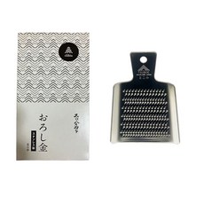 일본 와사비 강판 츠보에 생강 스텐 미니강판, 2개, 실버