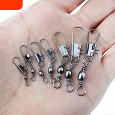 루어낚시 낚시도래 세트 바다 민물 겸용 8자링 맨도래 스위벨, 2. 12호(2.6cm) 10개