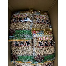 雲林9號蒜味花生 (帶殼花生) - 台灣花生, 1個, 玫瑰紅仁鹹酥, 600g