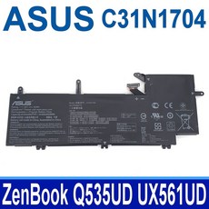 副廠 華碩 ASUS C31N1704 電池 ZenBook Q535U Q535UD UX561U UX561UD 適用, 1個, 全新品-保固一年